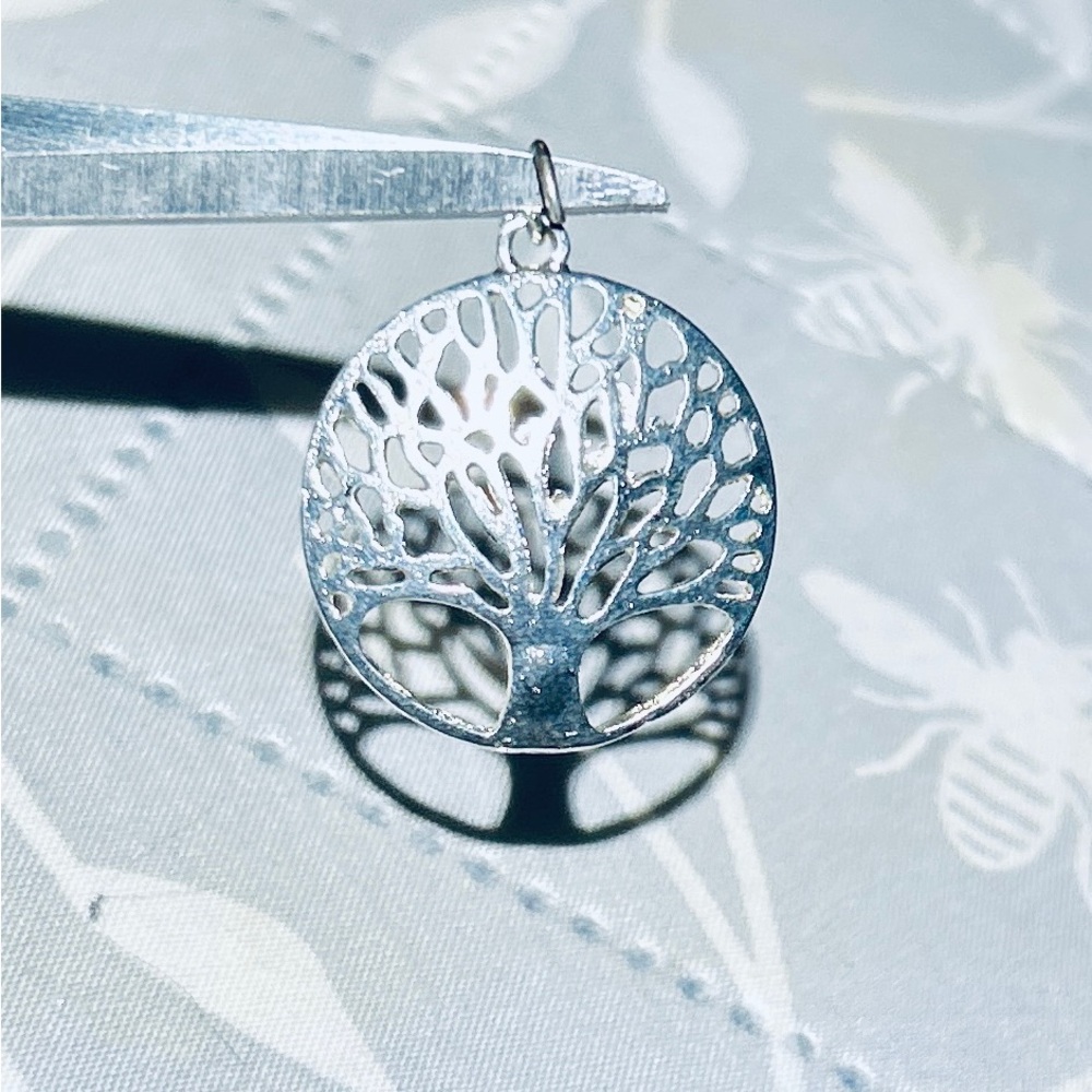 .925 Silver Elegant Tree of Life Pendant Sterling Stamped .925
